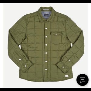 Quilted Nylon Green Jacket